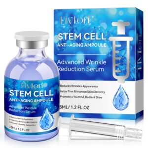 Ser facial Anti-Îmbătrânire cu Celule STEM | Vitamina B3, Colagen, Glicerină și Hialuronat de Sodiu | Hidratarea pielii și reducerea ridurilor | 35 ml, TIVLON®
