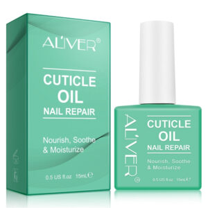 Ulei cuticule ALIVER® - Tratament cu Șofrănel, Vitamina E, Lapte și Miere – Hidratare, Calmare și Reparare unghii & cuticule, 15 ml