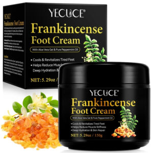 Cremă cu Tămâie pentru picioare și corp – Hidratare profundă 72H, pentru piele uscată, crăpată și obosită | 150g, YECUCE®