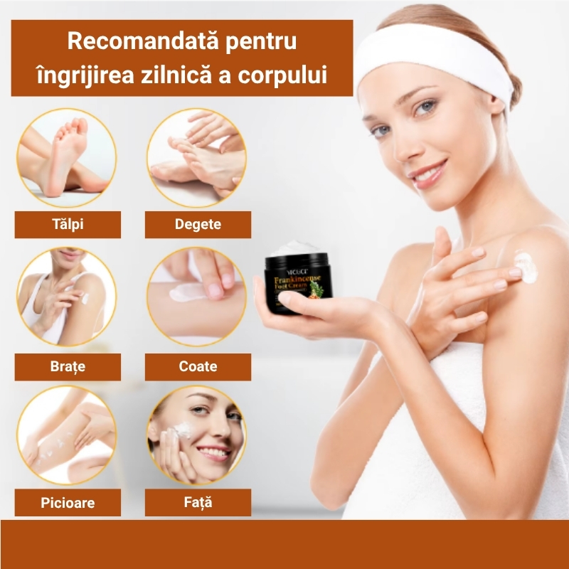 Cremă cu Tămâie pentru picioare și corp – Hidratare profundă 72H, pentru piele uscată, crăpată și obosită | 150g, YECUCE® - imagine 10