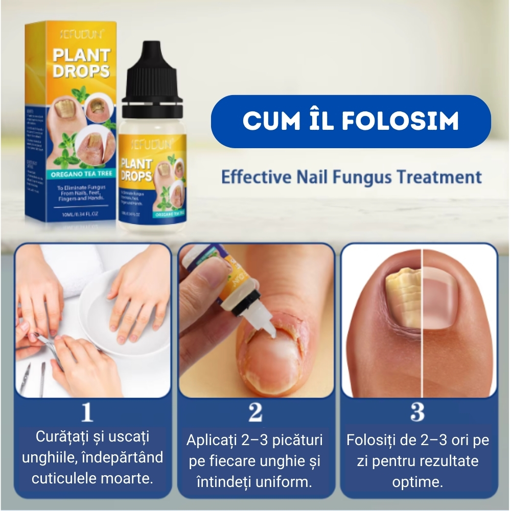 Soluție naturală SEFUDUN® pentru tratarea ciupercii unghiei, sinergie de uleiuri esențiale și glicerină,10 ml - imagine 9