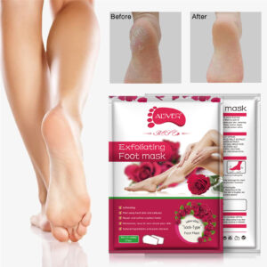 Alternative view of Șosete exfoliante, Mască pentru picioare cu Acid Hialuronic, Vitamina C și extract de Trandafiri | Exfoliere, Hidratare și Regenerare pentru picioare catifelate, ALIVER®