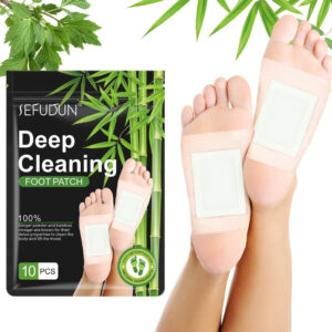 Set 10 Plasturi Naturali pentru Picioare | Detoxifiere profundă cu extracte de Pelin, Bambus și Ginseng, Set 10 buc, SEFUDUN®