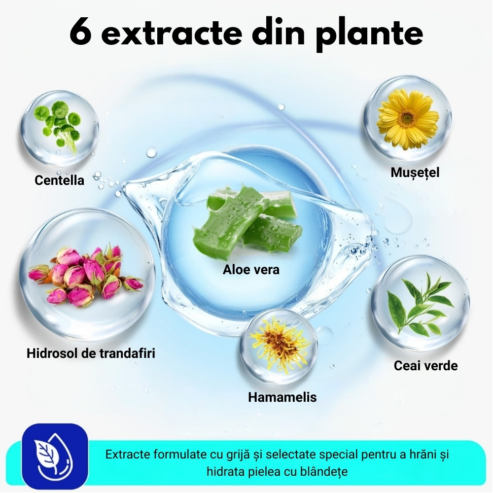 Ser facial Anti-Îmbătrânire cu Celule STEM | Vitamina B3, Colagen, Glicerină și Hialuronat de Sodiu | Hidratarea pielii și reducerea ridurilor | 35 ml, TIVLON® - imagine 3