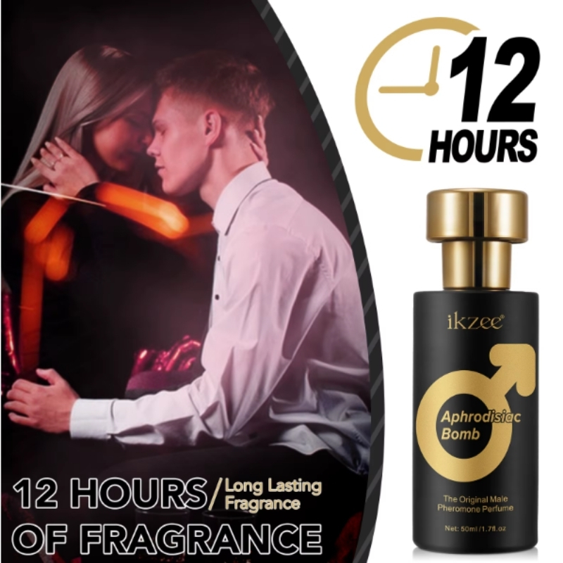 Parfum bărbătesc cu feromoni "Aphrodisiac Bomb" | Putere de seducție și atracție instantanee, 50 ml, IKZEE® - imagine 3