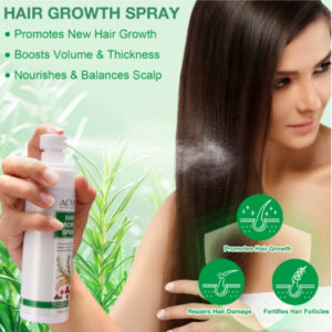 Alternative view of Spray cu Proteină Hidrolizată din orez, Vitamina B7 și Uleiuri Naturale pentru Creșterea Părului | Hrănește scalpul, stimulează regenerarea și redă densitatea, 120 ml, ALIVER®