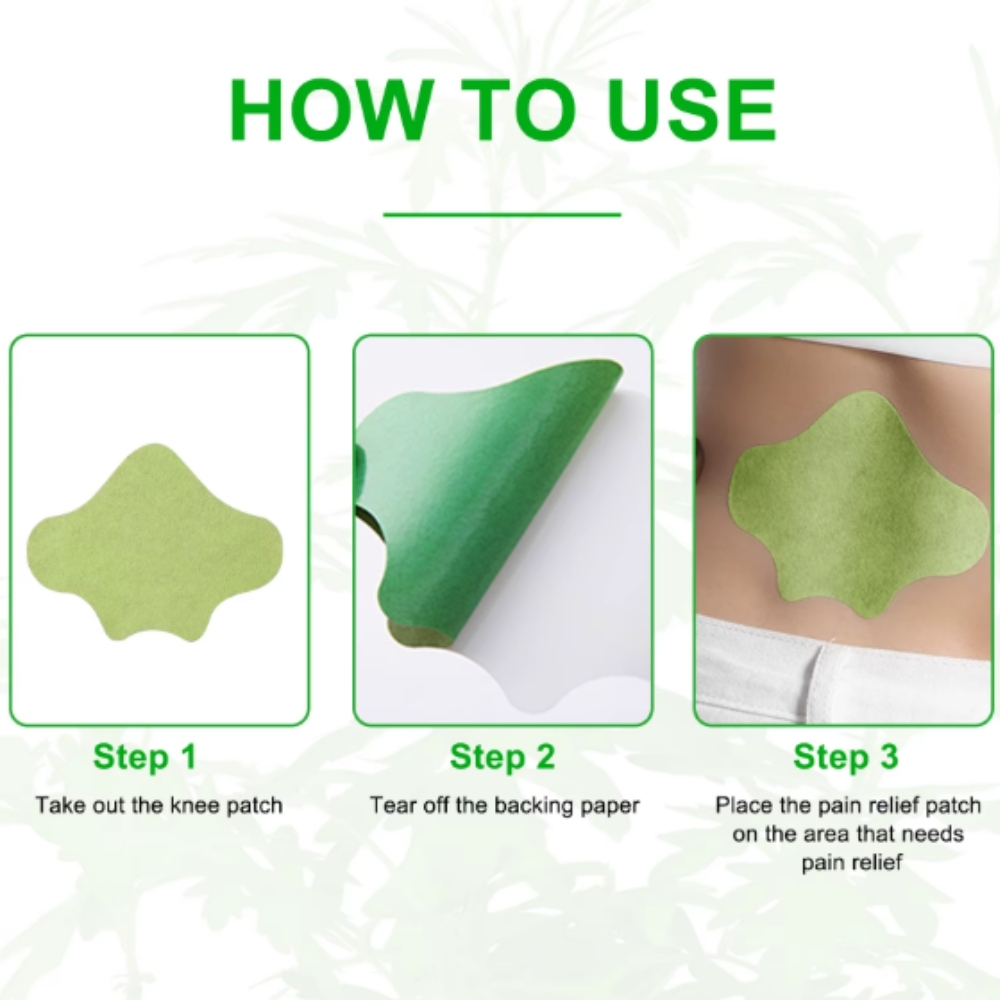 Plasturi naturali pentru calmarea durerilor lombare | Formulă tradițională chinezească pe bază de Pelin, Camfor, Borneol și Ghimbir, Set 12 buc, SEFUDUN® (copie) - imagine 6