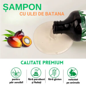 Alternative view of Șampon cu Ulei de Batana, Biotină, Ginseng, Ghimbir, Mentă, Rozmarin și Ulei de Argan, Curăță, Hrănește și Redă Forța Naturală a Scalpului și Părului, 300 ml, ALIVER®