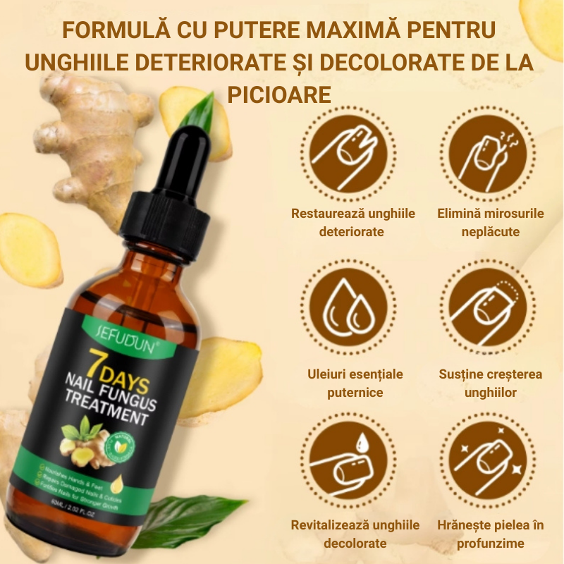 Ser natural SEFUDUN® pentru tratarea ciupercii unghiei, decolorării și fragilității, 60 ml - imagine 3