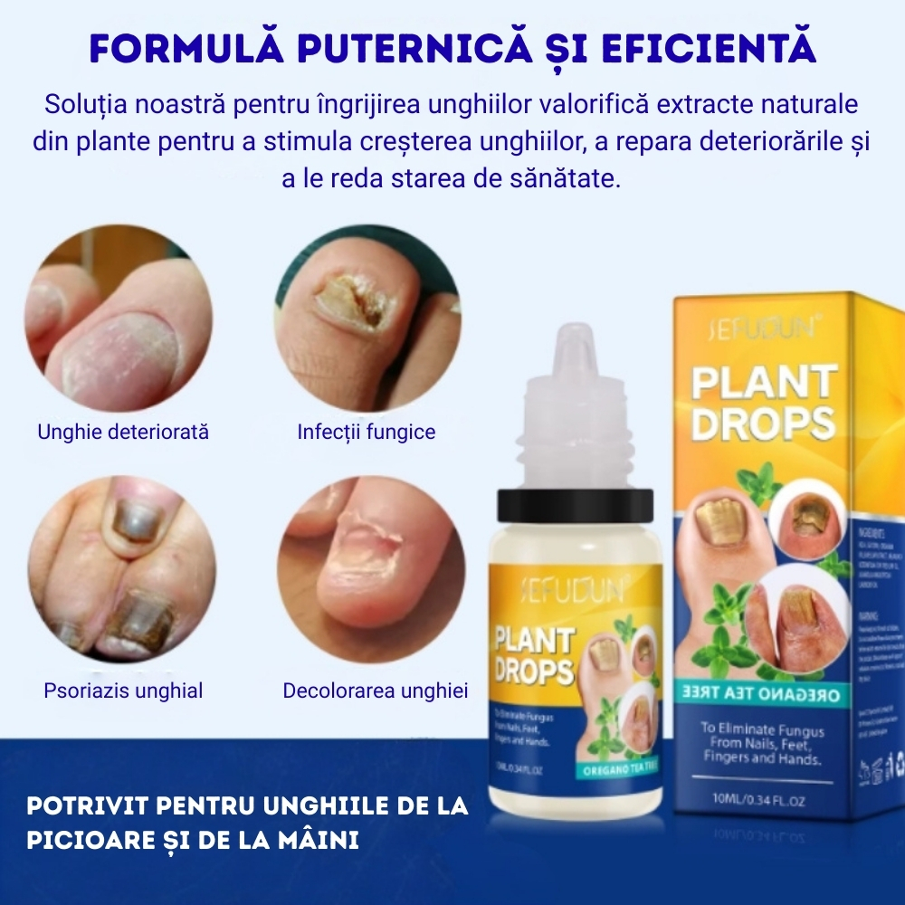 Soluție naturală SEFUDUN® pentru tratarea ciupercii unghiei, sinergie de uleiuri esențiale și glicerină,10 ml - imagine 5