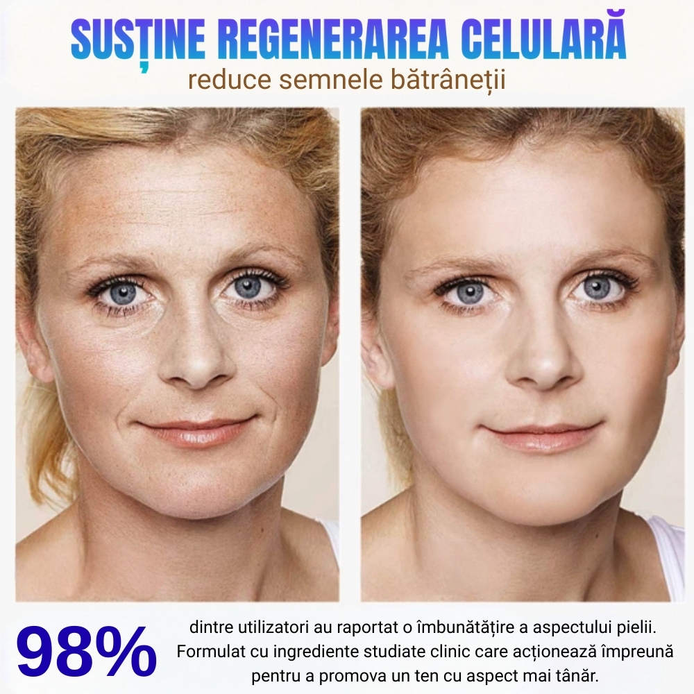 Ser facial Anti-Îmbătrânire cu Celule STEM | Vitamina B3, Colagen, Glicerină și Hialuronat de Sodiu | Hidratarea pielii și reducerea ridurilor | 35 ml, TIVLON® - imagine 8