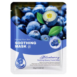 Mască facială FAYANKOU® cu Extract de Afine | Hidratare, Calm și Prospețime antioxidantă pentru pielea sensibilă