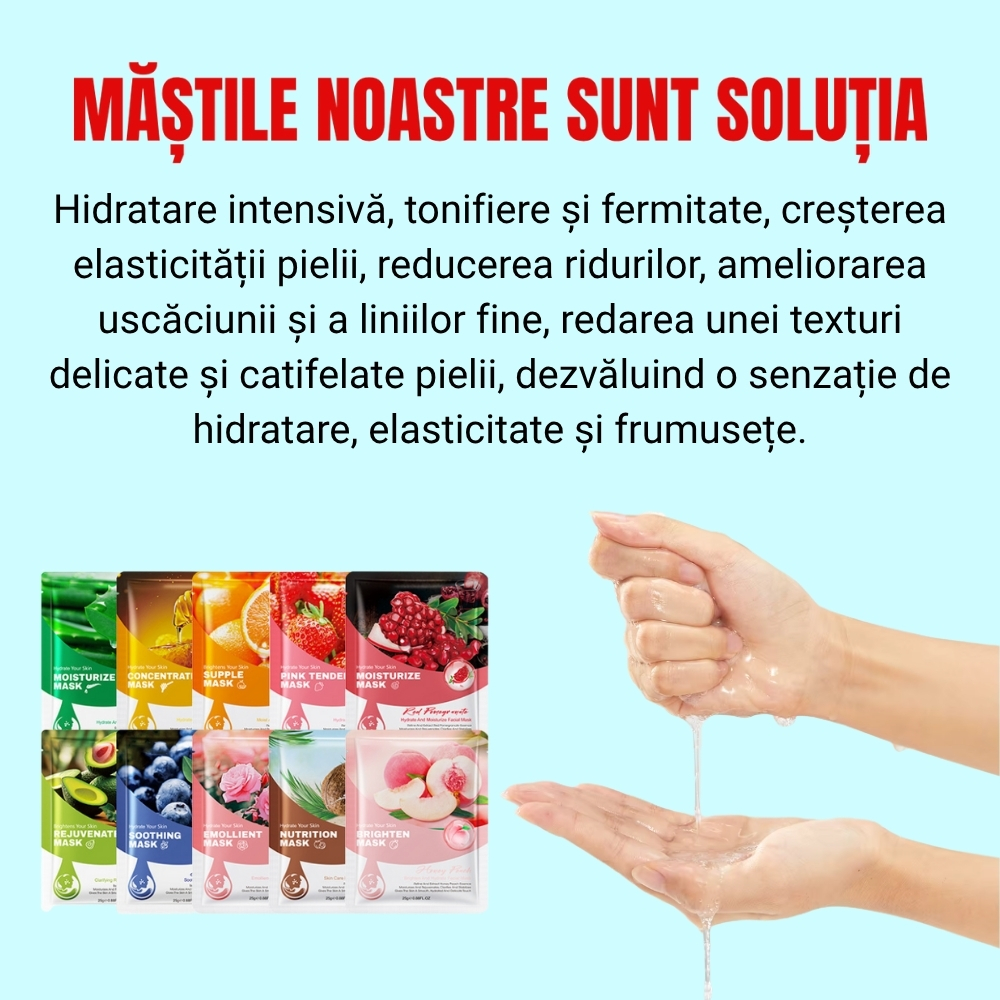 Mască facială FAYANKOU® cu Extract de Aloe Vera | Calmare, Regenerare, Hidratare intensă - imagine 3