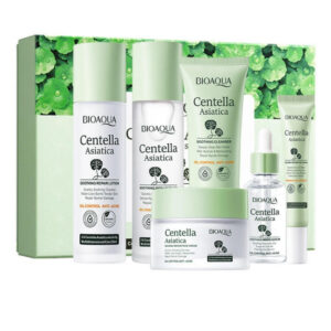 Set cosmetice, 6 piese pentru îngrijire facială cu Centella Asiatica și Acid Hialuronic | Hidratare și reparare BIOAQUA®