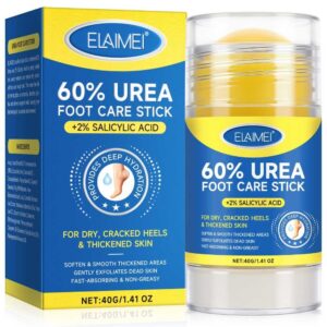 Stick cu 60% Uree, Acid Salicilic, Aloe Vera și Tea Tree pentru îngrijire corporală | Hidratare intensă și catifelare
