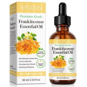 Ulei Esențial de Tămâie 100% pur | Hidratare, Nutriție, Fermitate & Îngrijire Păr și Piele, 60 ml, SEFUDUN®