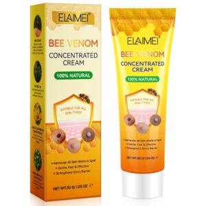 Crema Concentrată cu Venin de Albine pentru îngrijirea naturală a feței, îndepărtarea petelor, negilor și alunițelor, 30 gr ELAIMEI®