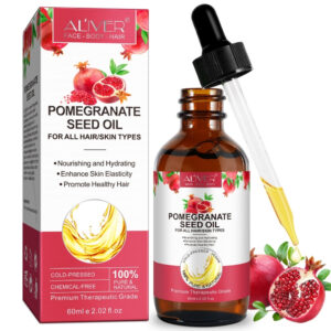 Ulei purtător din Semințe de Rodie Presate la Rece, pentru Îngrijirea corpului și părului, 60 ml, ALIVER®
