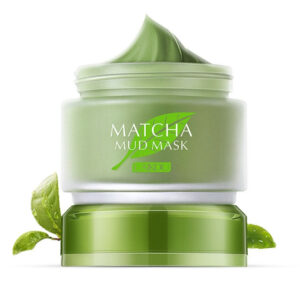 Mască pentru față și gât cu Matcha (Ceai verde) și Nămol Vulcanic, 85 gr, LAIKOU®