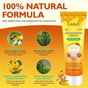 Alternative view of Crema Concentrată cu Venin de Albine pentru îngrijirea naturală a feței, îndepărtarea petelor, negilor și alunițelor, 30 gr ELAIMEI®