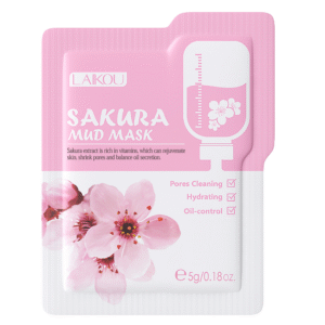 Alternative view of Mască de față Cu Extract de Flori de Cireș Japonez (Sakura), Set 20 buc x 5 gr, LAIKOU®