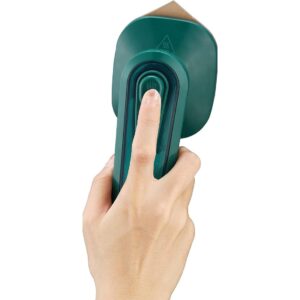 Alternative view of Fier de călcat mini cu aburi – pentru retușuri rapide acasă sau în călătorii, sigur pentru toate tipurile de țesături, rezervor 50 ml, încălzire rapida, 20 × 10 cm