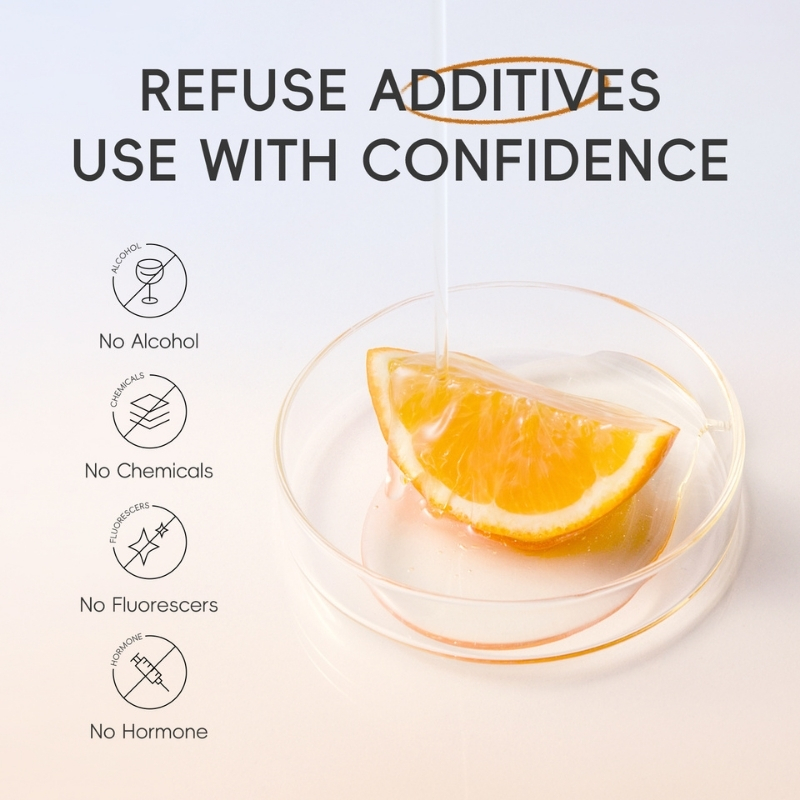 Set cosmetice, 5 piese pentru îngrijirea tenului cu Vitamina C 99% pură, Niacinamide și Hialuronat de Sodiu | LAIKOU® - imagine 6