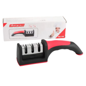 Ascuțitor Manual pentru Cuțite cu 3 Niveluri, 21×5 cm