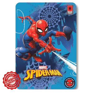 Pătură din fleece/polar pentru copii, SpiderMan Web Swing, 140x100 cm, 294 gr, licențiată Disney®