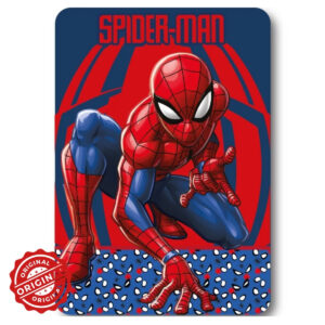 Pătură din fleece/polar pentru copii, Spider-Man Watching Eyes, 140x100 cm, 294 gr, licențiată Disney®