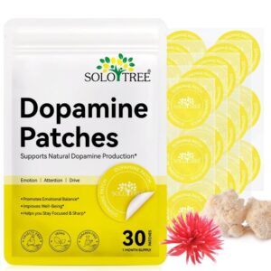 Plasturi Transdermici pentru Echilibru Emoțional, Focus și Stare de Bine, cu Mucuna pruriens (Sursă naturală de DOPAMINĂ), Rhodiola rosea și Ciuperca Leului, 30 buc | SOLO TREE®