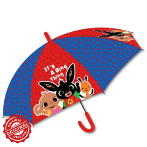 Umbrelă pentru copii, semiautomatică, Bing, Ø74 cm, licență oficială Bing Bunny®
