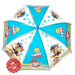 Alternative view of Umbrelă transparentă pentru copii, manuală, Patrula Cățelușilor, Ø72 cm, 220 gr, licență oficială Paw Patrol®