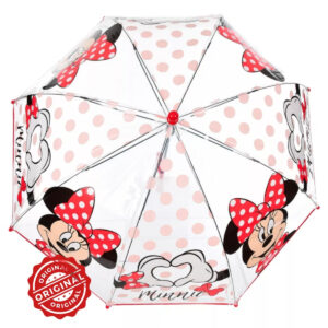 Alternative view of Umbrelă transparentă pentru copii, manuală, Minnie Mouse, Ø72 cm, 220 gr, licență oficială Disney®