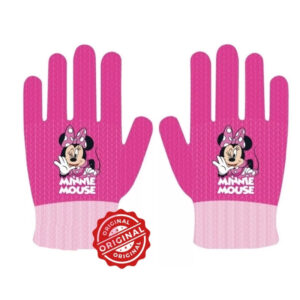Mănuși pentru copii, Minnie Mouse, roz, acril, licență oficială Disney®