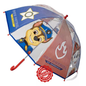 Alternative view of Umbrelă transparentă pentru copii, manuală, Patrula Cățelușilor, Ø72 cm, 220 gr, licență oficială Paw Patrol®