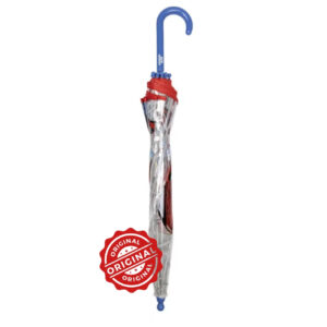 Alternative view of Umbrelă transparentă pentru copii, manuală, Spider-Man, Ø72 cm, 220 gr, licență oficială Marvel®