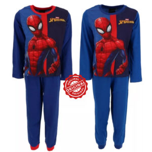 Alternative view of Pijamale lungi pentru copii, set din bumbac, Marvel Spider-Man, albastru, 3–8 ani (98–128 cm), 173 gr, licență oficială Marvel®