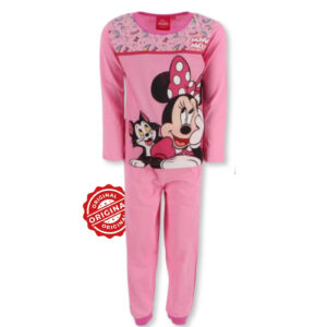 Alternative view of Pijamale lungi pentru copii, set din bumbac, Disney Minnie Mouse & Figaro, roz fucsia, 3–8 ani (98–128 cm), 173 gr, licență oficială Disney®