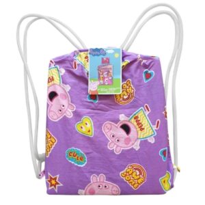 Alternative view of Lenjerie de pat pentru copii Peppa Pig®, husă 140×200 cm + față pernă 70×90 cm, roz, bumbac 100%, licență oficială