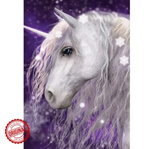Pătură flanel pentru copii, Unicorn, roz, 100x140 cm, 338 g