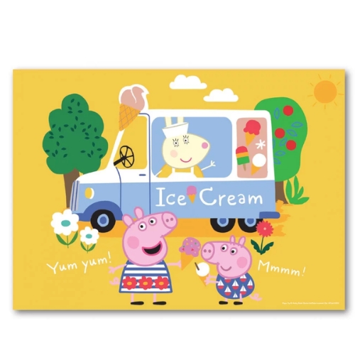 Puzzle pentru copii, Purcelușa Peppa, 50 piese, 40x29 cm, licență oficială - imagine 2
