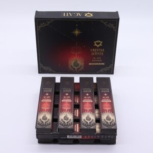 Alternative view of Bețișoare parfumate cu cristal de Agat Roșu și aromă de Șofran | Ritual de vitalitate, curaj și energie creatoare