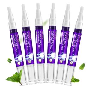 Alternative view of Kit profesional pentru albirea instantă a dinților, 6 stilouri corectoare de culoare violet, fără peroxid, YECUCE®