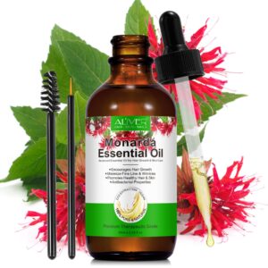 Alternative view of Ulei esențial de Monarda, 100% natural și pur, ayurvedic antioxidant pentru păr, piele și unghii, 60 ml, ALIVER®