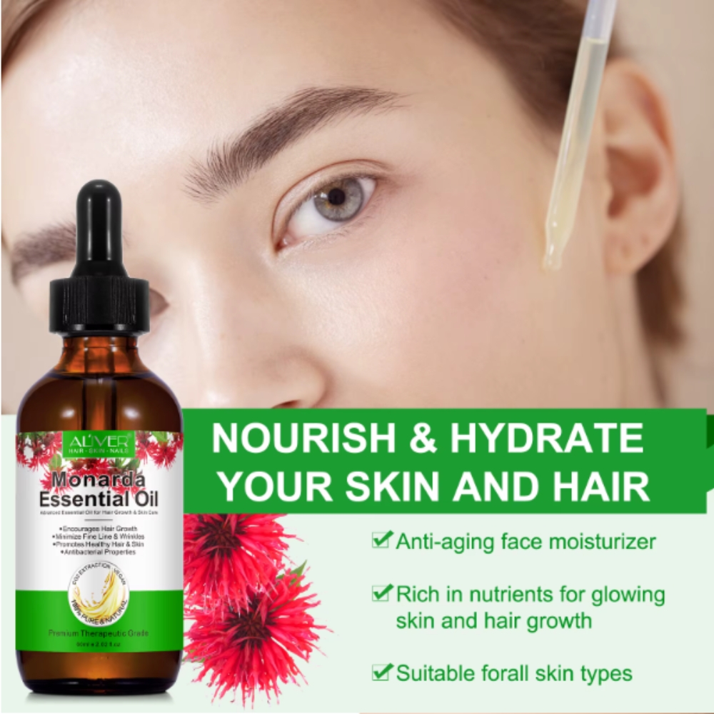 Ulei esențial de Monarda, 100% natural și pur, ayurvedic antioxidant pentru păr, piele și unghii, 60 ml, ALIVER® - imagine 7