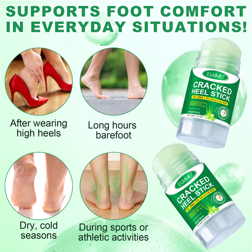 Balsam reparator tip stick cu Aloe vera pentru călcâie, mâini și coate crăpate, hidratare intensă & regenerare, 40 g, ALIVER® - imagine 4