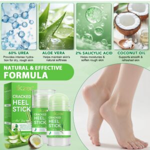 Alternative view of Balsam reparator tip stick cu Aloe vera pentru călcâie, mâini și coate crăpate, hidratare intensă & regenerare, 40 g, IKZEE®