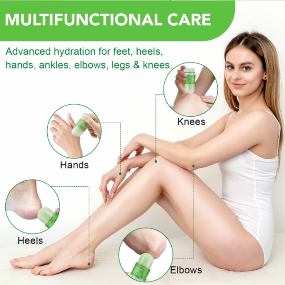 Balsam reparator tip stick cu Aloe vera pentru călcâie, mâini și coate crăpate, hidratare intensă & regenerare, 40 g, IKZEE® - imagine 5