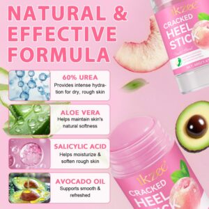 Alternative view of Balsam reparator tip stick cu Piersică și Aloe vera pentru călcâie, mâini și coate crăpate, hidratare intensă & regenerare, 40 g, IKZEE®